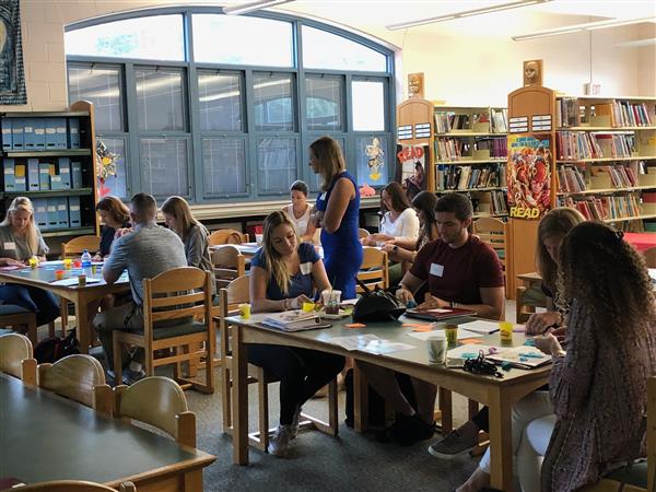 Administrators lead professional development session to guide our new teachers' understanding of high quality instruction. Administrators lead professional development session to guide our new teachers' understanding of high quality instruction.